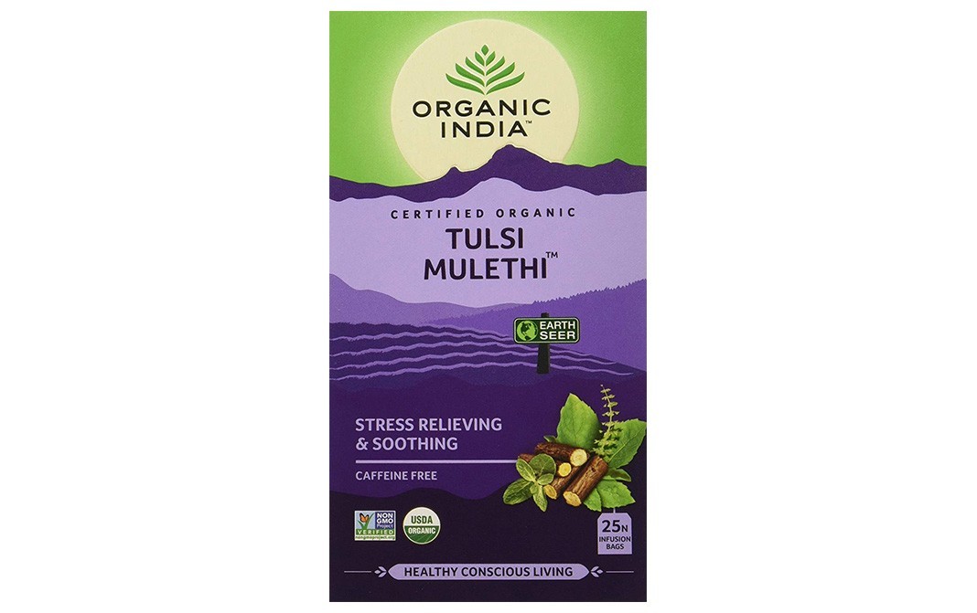 Organic India Tulsi Mulethi Tea   Box  25 pcs